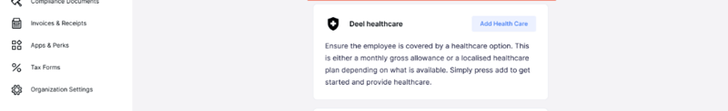 Deel healthcare
