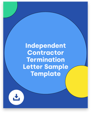 Independent Contractor Termination Letter Sample Template