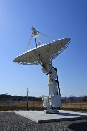 Ground Station_Taikiインフォステラが運営する地上局サイトのアンテナの様子