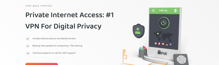 Private Internet Access VPN header